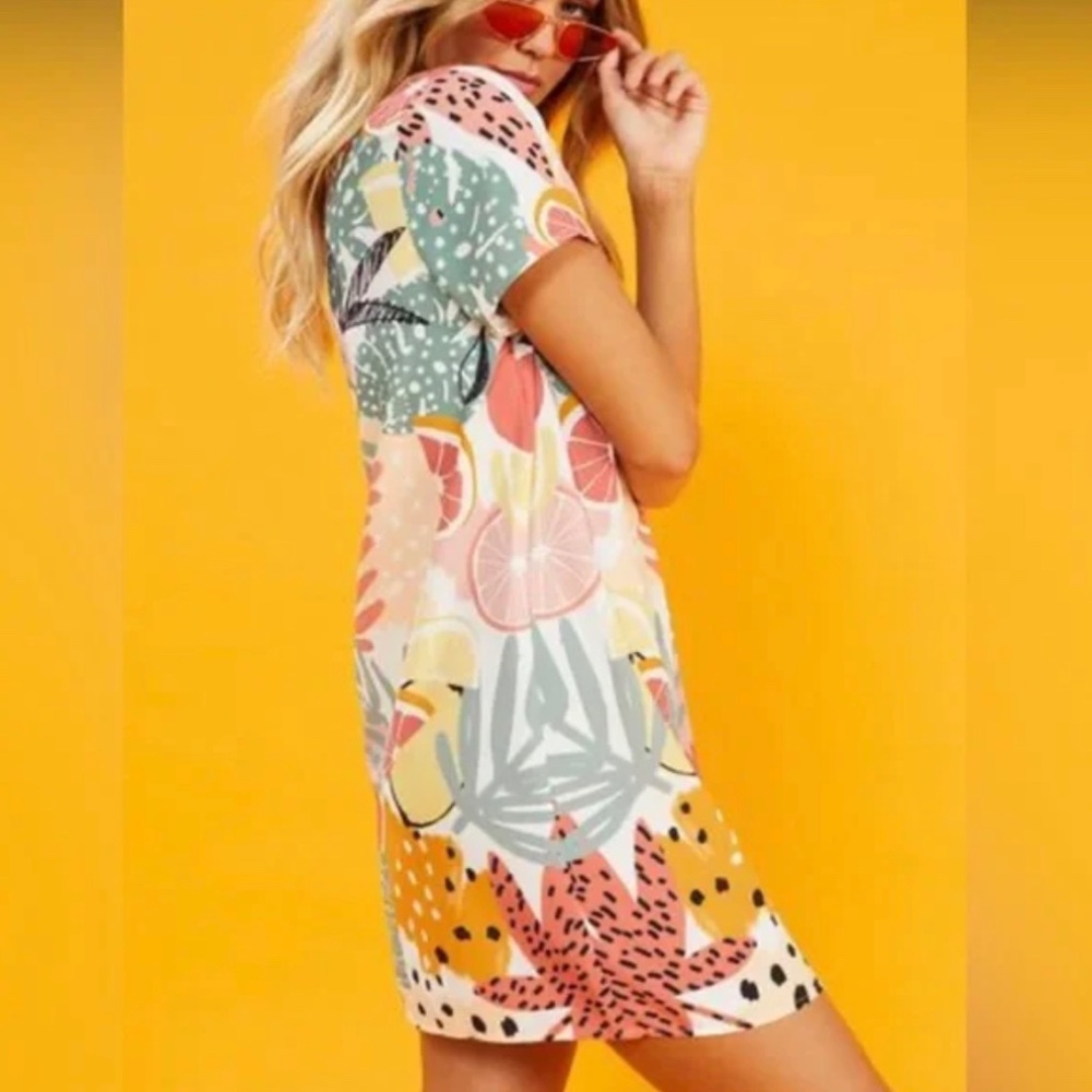 Minkpink Spring Citrus Dress Size Medium